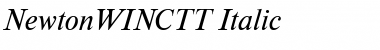 NewtonWINCTT Italic Font