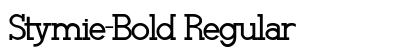 Stymie-Bold Regular preview