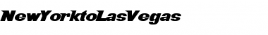 Download NewYorktoLasVegas Font