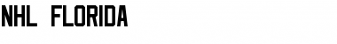 Download NHL Florida Font Download NHL Florida Font
