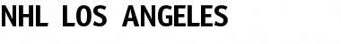 NHL Los Angeles Regular Font