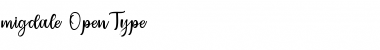 migdale Regular Font migdale Regular Font