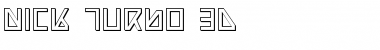 Download Nick Turbo 3D Font Download Nick Turbo 3D Font