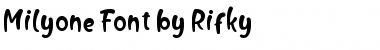 Milyone Regular Font