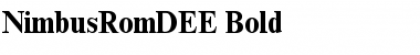 NimbusRomDEE Bold Font