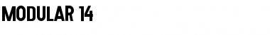 MODULAR 14 Font