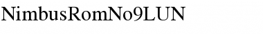 Download NimbusRomNo9LUN Font