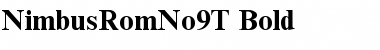 NimbusRomNo9T Bold Font