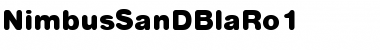 Download NimbusSanDBlaRo1 Font