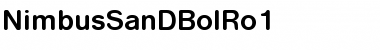 Download NimbusSanDBolRo1 Font