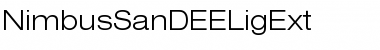 Download NimbusSanDEELigExt Font