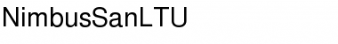 NimbusSanLTU Regular Font