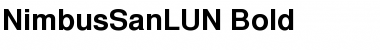 NimbusSanLUN Bold Font