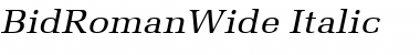 Download BidRomanWide Font