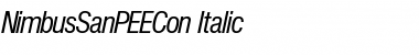 NimbusSanPEECon Italic Font