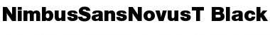 NimbusSansNovusT Black Font