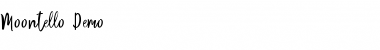 Moontello Demo Regular Font