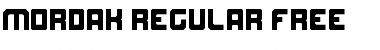 Mordak Regular Font