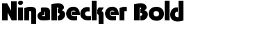 NinaBecker Bold Font