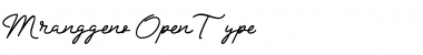 Mranggens Regular Font