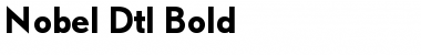 Nobel Dtl Bold Font