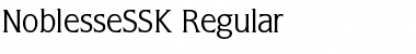 NoblesseSSK Regular Font