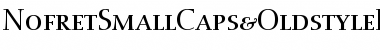 NofretSmallCaps&OldstyleFigures Roman Font