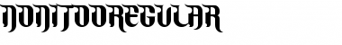 NoniTooRegular Regular Font