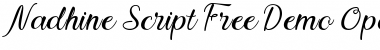 Nadhine Script Regullar Font