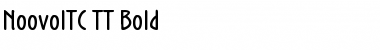 NoovoITC TT Bold Font NoovoITC TT Bold Font