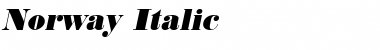 Norway Italic Font