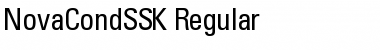 NovaCondSSK Regular Font