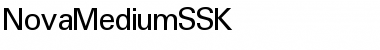 Download NovaMediumSSK Font