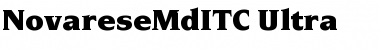NovareseMdITC Ultra Font