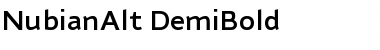 NubianAlt-DemiBold DemiBold Font