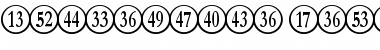 Numberpile Reversed Regular Font