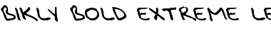 Download Bikly Bold Extreme Lefty Font Font