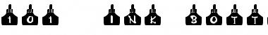 101! Ink Bottles Regular Font