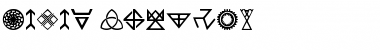 Pagan Symbols Regular Font