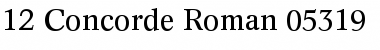 Concorde Regular Font