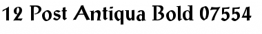 PostAntiqua Regular Font