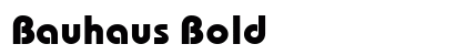Bauhaus Bold Preview