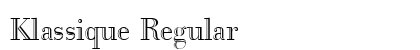 Klassique Regular