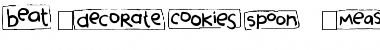 2Peas Blocks - Cooking 2Peas Blocks - Cooking Font