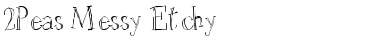 2Peas Messy Etchy Regular Font