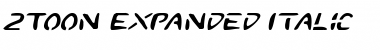 2Toon Expanded Italic Expanded Italic Font