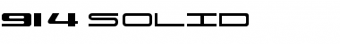 914-SOLID Regular Font