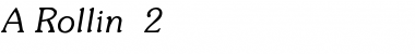 Download A Rollin' 2 Font Download A Rollin' 2 Font