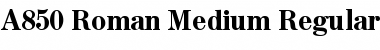 Download A850-Roman-Medium Font Download A850-Roman-Medium Font