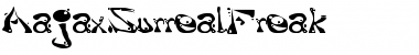 AajaxSurrealFreak Regular Font